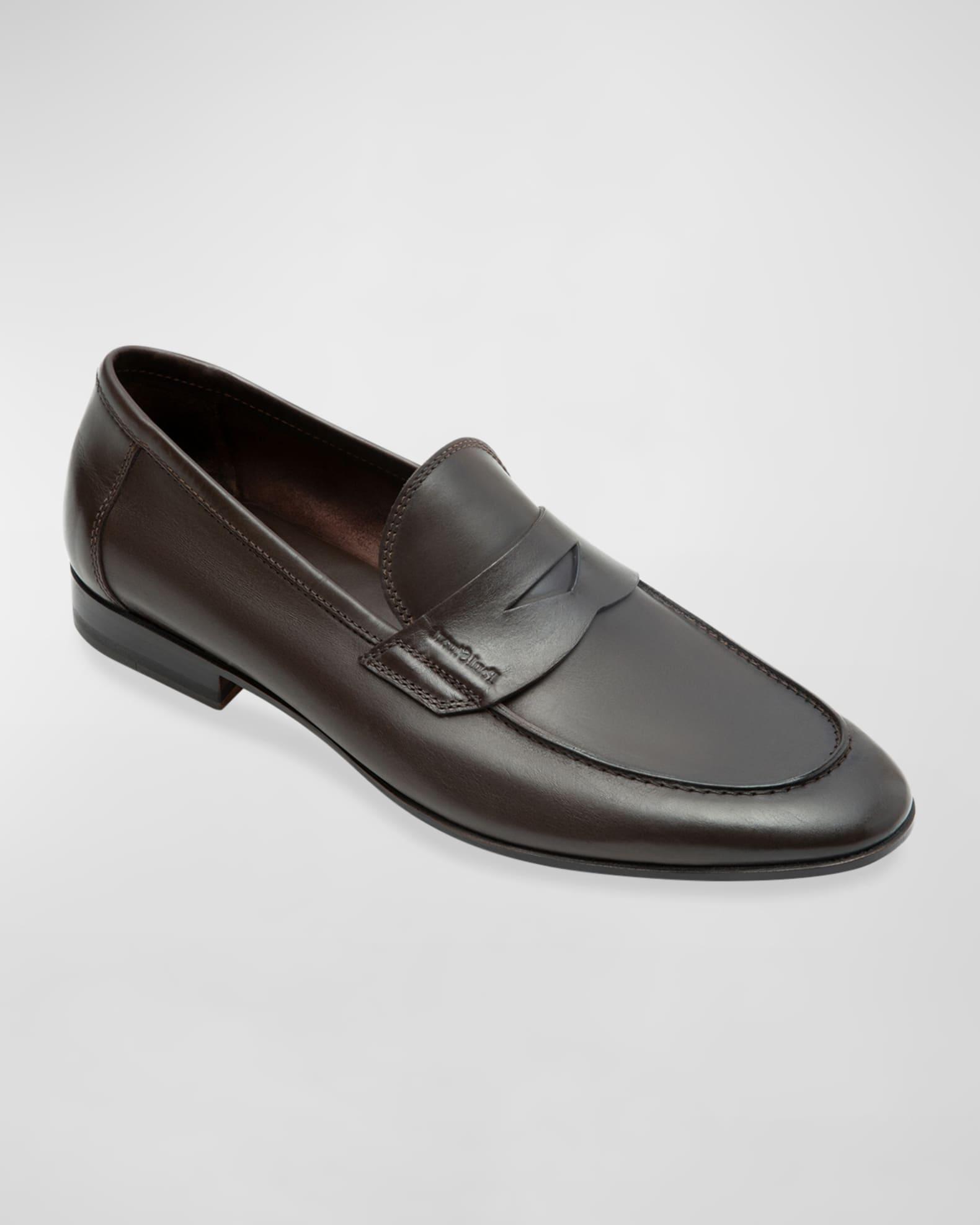 Men's Harlan Leather Penny Loafers Product Image