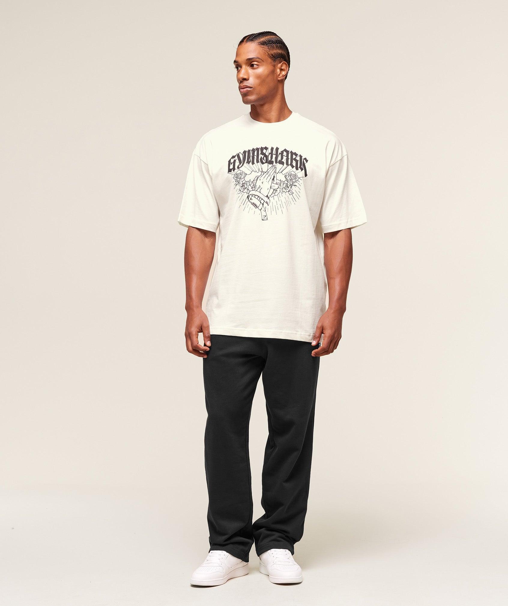 Gymshark Hispanic Heritage T-Shirt - Soft White Male Product Image