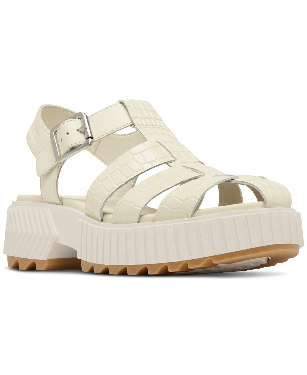 Ona Embossed Leather Fisherman Sandals Product Image