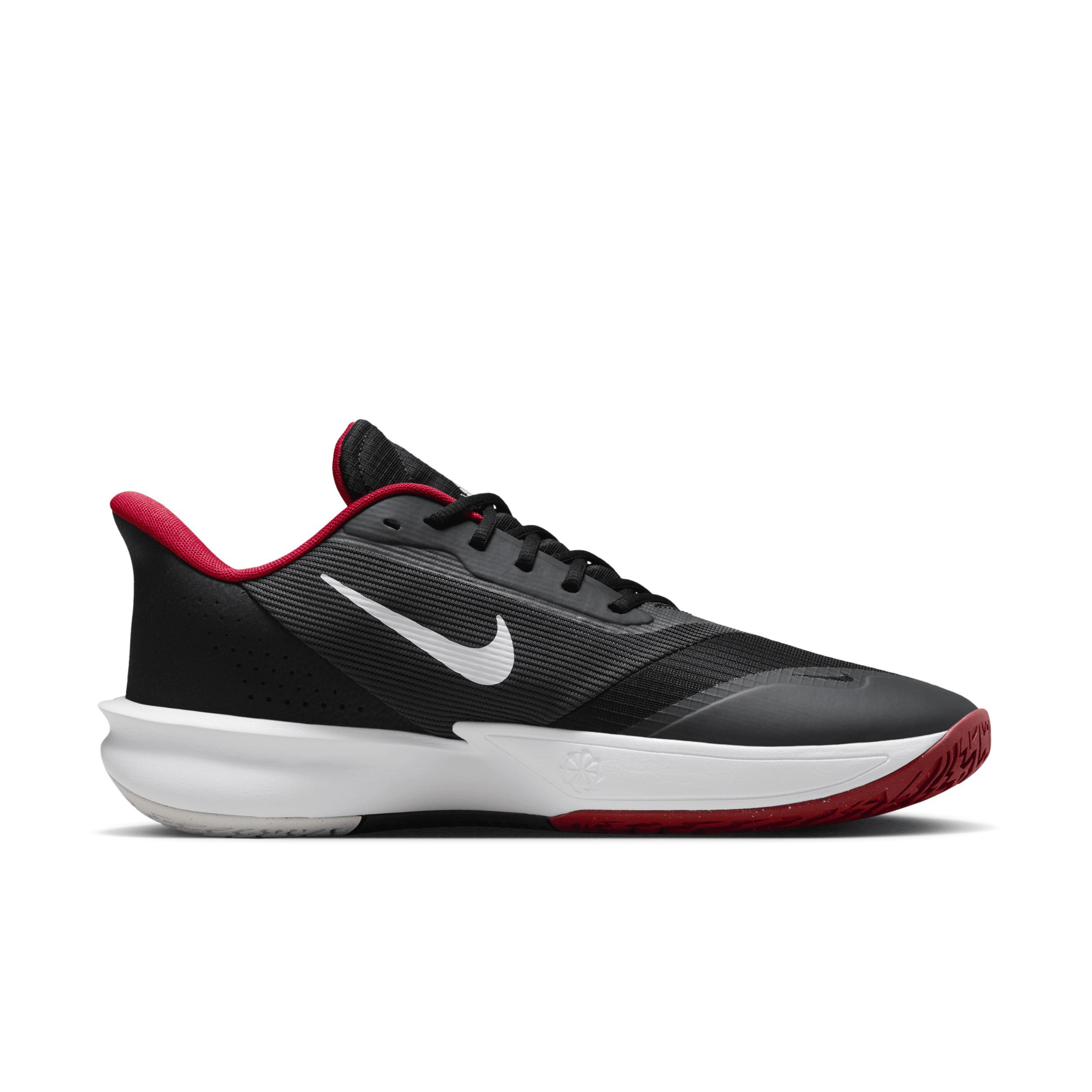 Nike Precision 7 Red White Black Men's Basketball Shoes, Size: 10.5, Black White Red Product Image