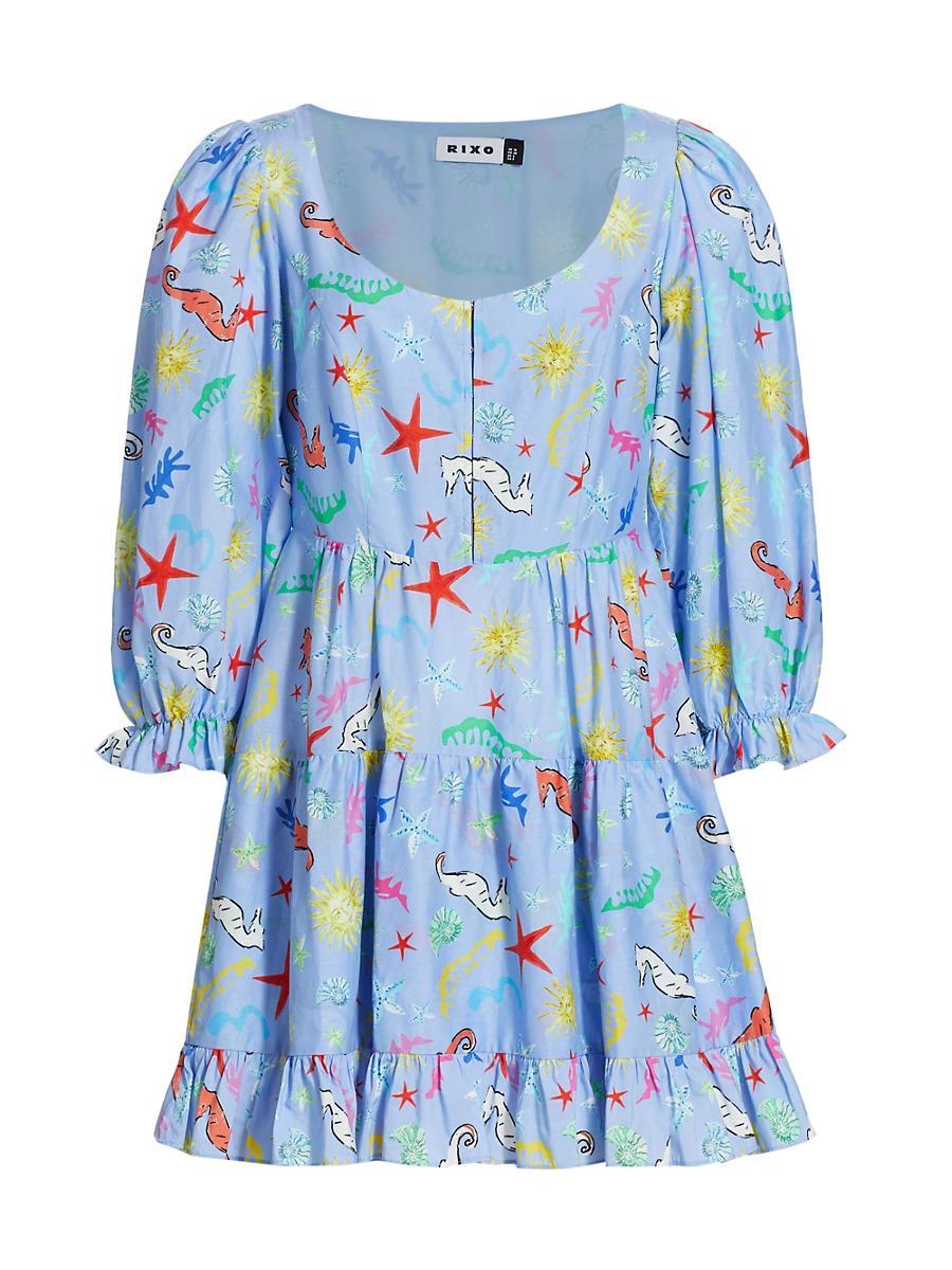 Womens Ambretta Nautical-Print Minidress Product Image