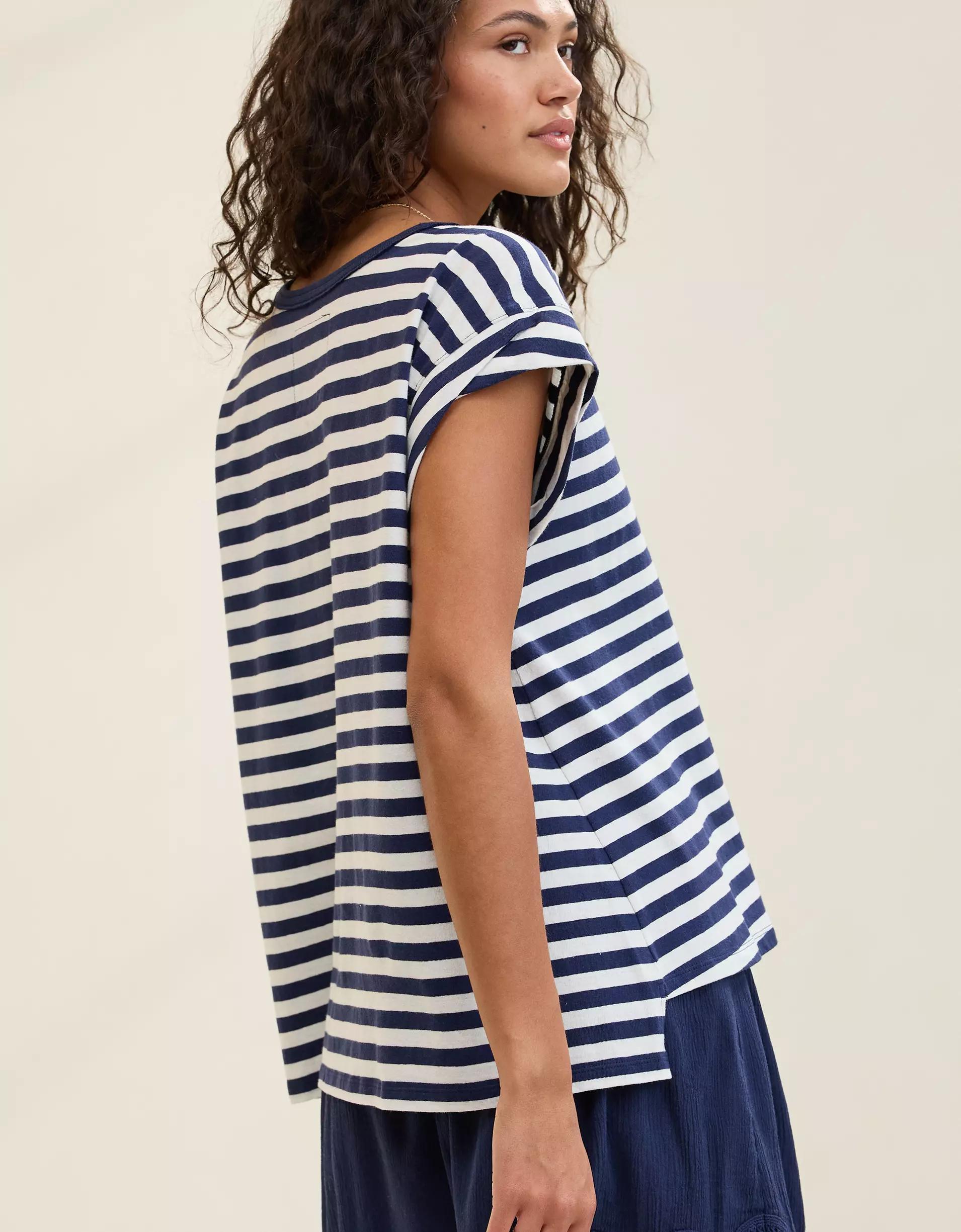 Aerie Summer Breeze Notch Neck T-Shirt Product Image