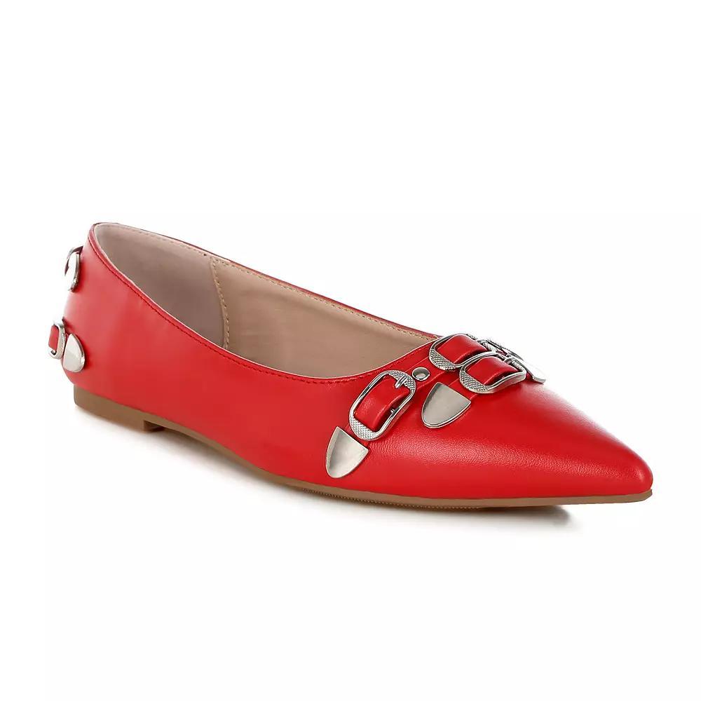 London Rag Ballerinas Women's Flats, Size: 9, Red Product Image