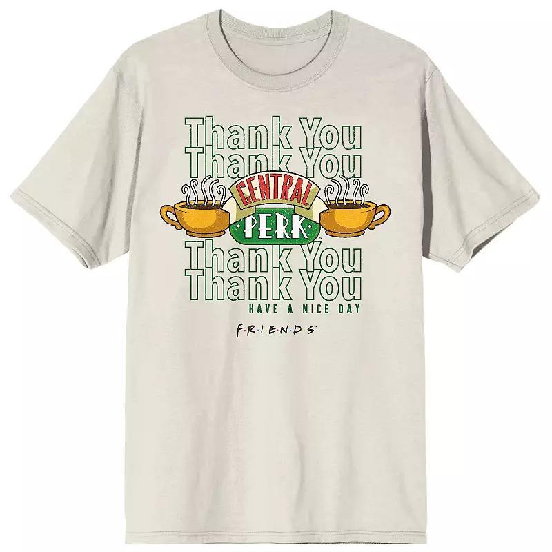 Men's Friends Central Perk Tee, Size: XL, Gray Product Image