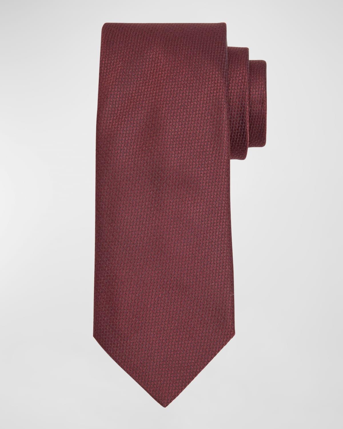 Mens Textured Silk Tie Product Image