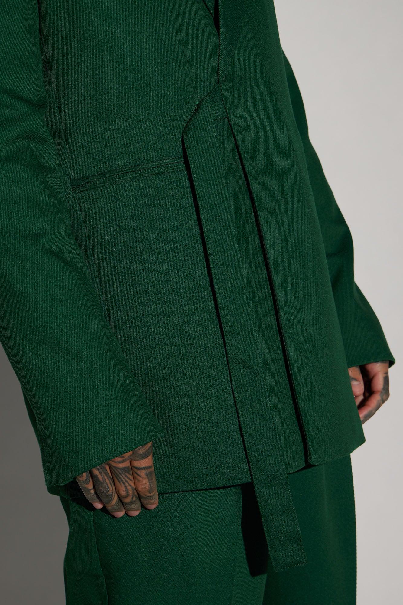 Thomas Luxury Texture Suit Jacket - Green Product Image