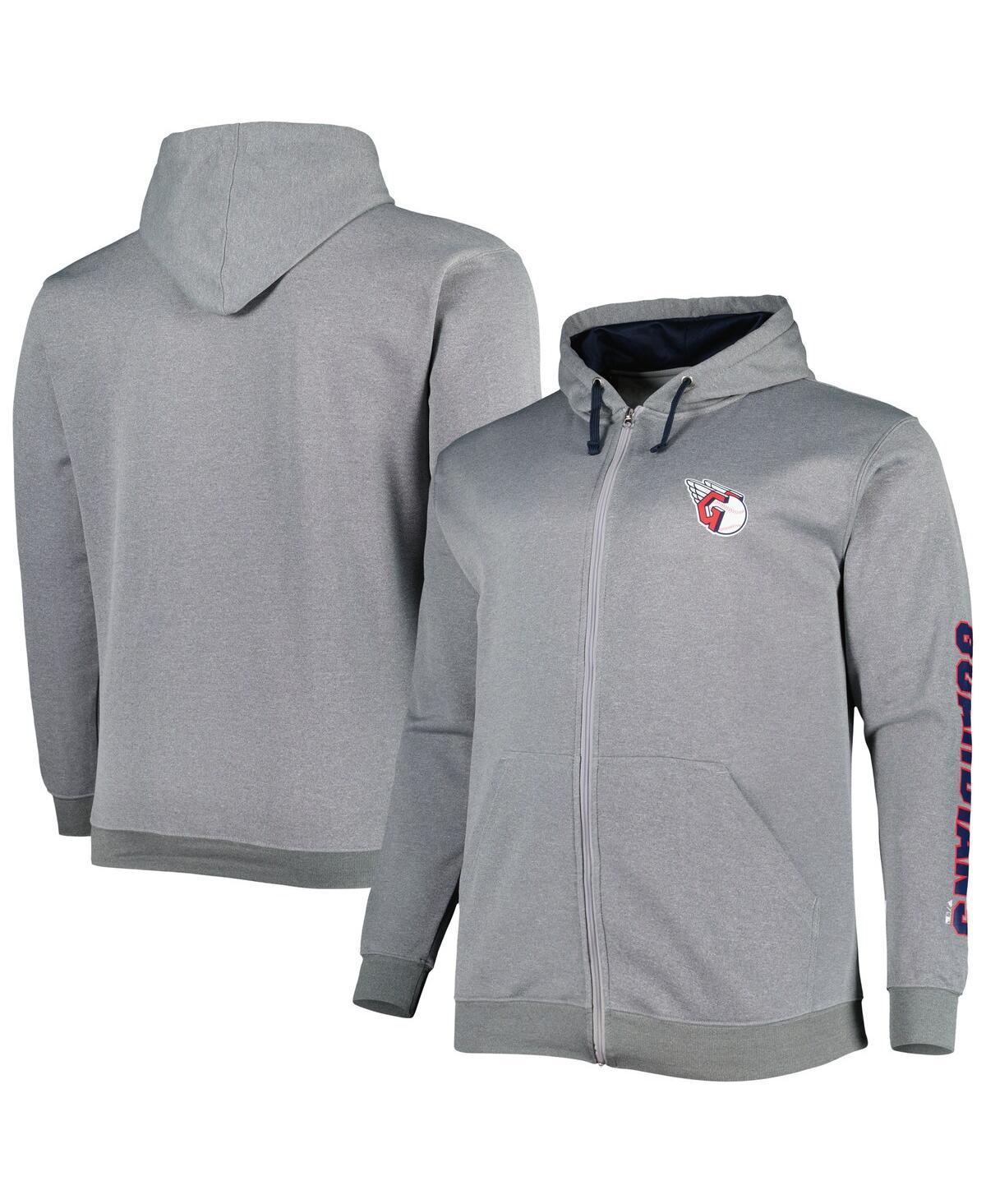 Mens Profile Ash Cleveland Guardians Big & Tall Pullover Hoodie Product Image