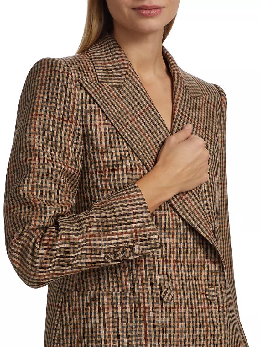 Beaume Plaid Wool Blazer Product Image
