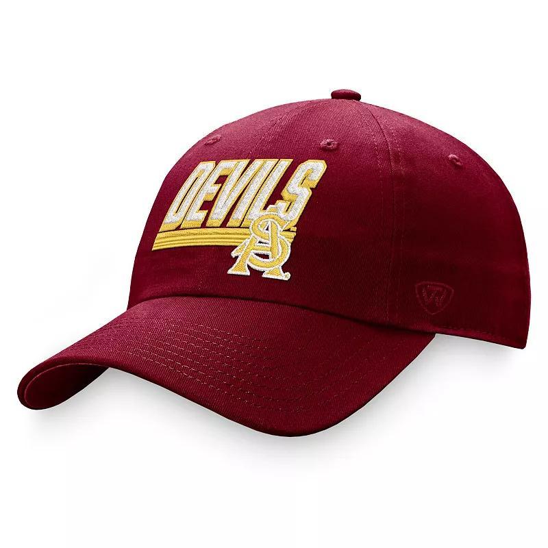 Men's Top of the World Purple LSU Tigers Slice Adjustable Hat Product Image