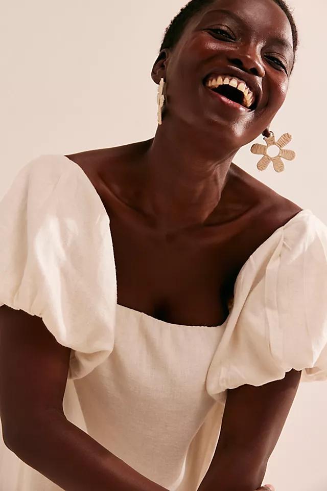 Julietta Linen Off-The-Shoulder Maxi Product Image