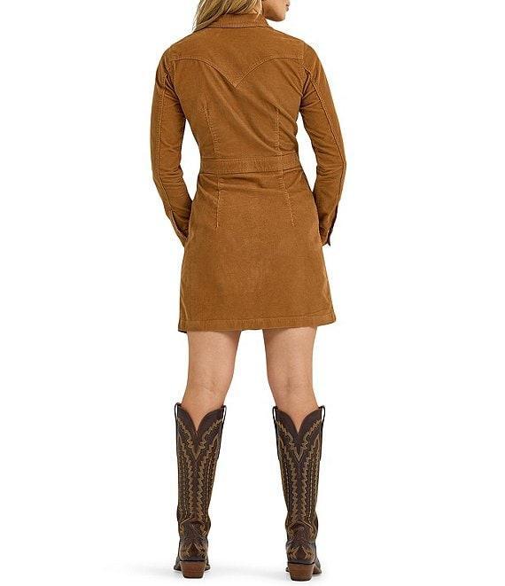 Wrangler® Long Sleeve Corduroy Shirt Dress Product Image