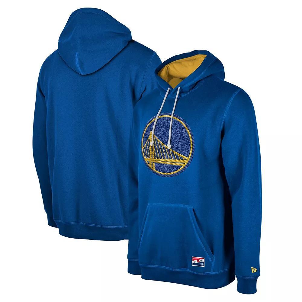 Men's New Era  Purple Los Angeles Lakers Corduroy��Applique Pullover Hoodie, Size: Medium Product Image