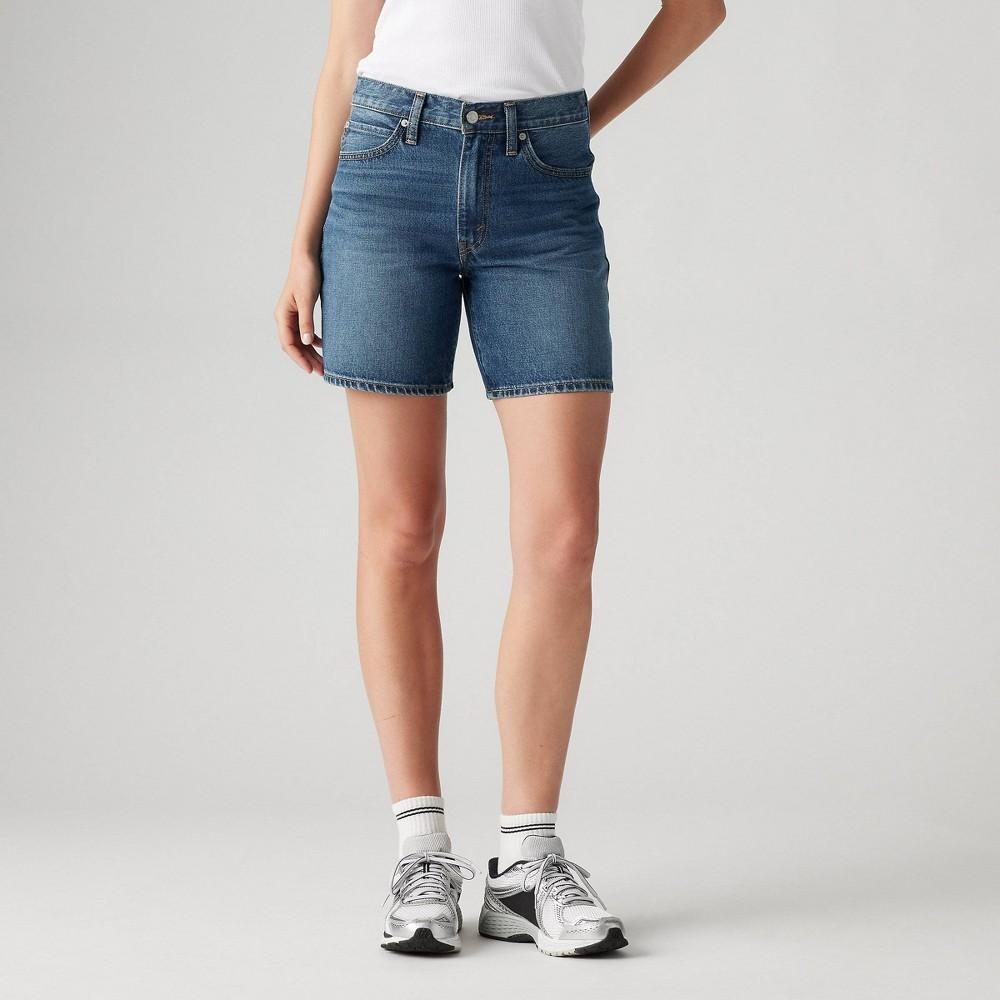 Levi's® Women's '94 Baggy Shorts 25: Midweight Denim, Regular Fit, Mid Rise, 7" Inseam, Fly Button Closure Product Image