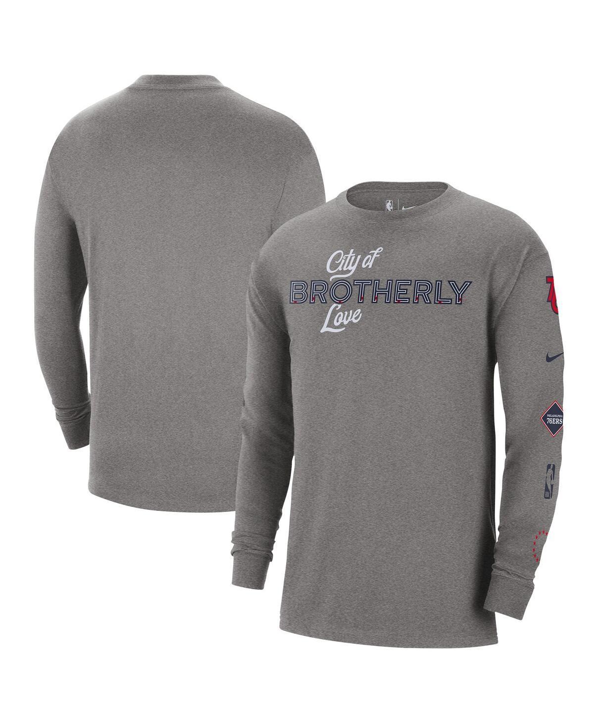 Philadelphia 76ers 2023/24 City Edition Men's Nike NBA Max90 Long-Sleeve T-Shirt Product Image