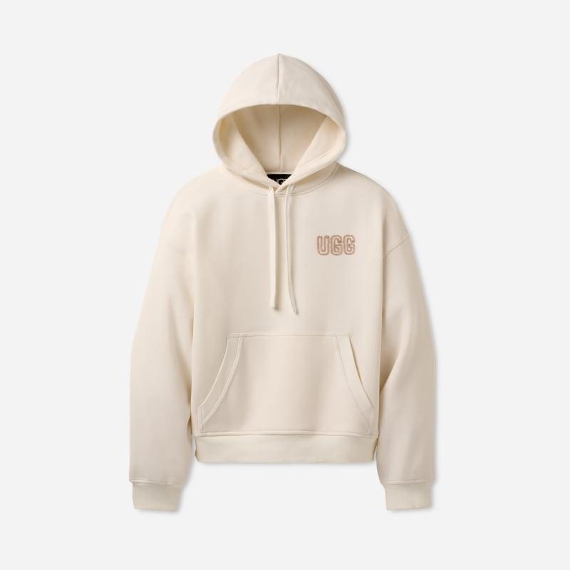 UGG Womens UGG Logo Hoodie Cotton Blend Product Image