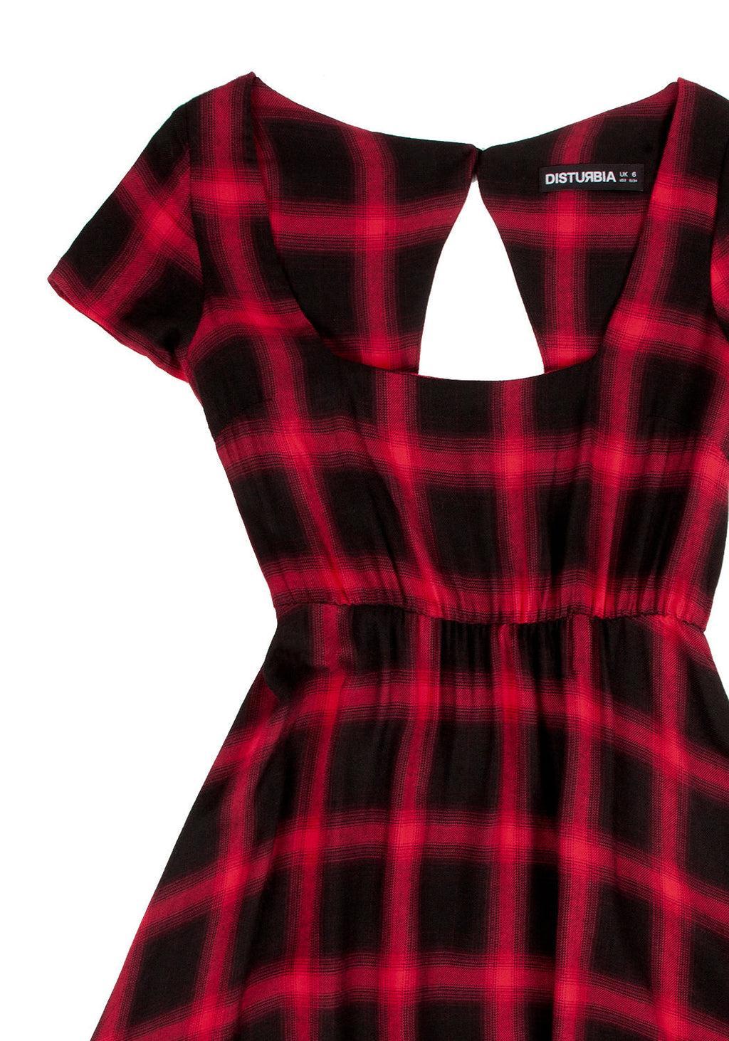 Pennyroyal Red Check Dress Product Image