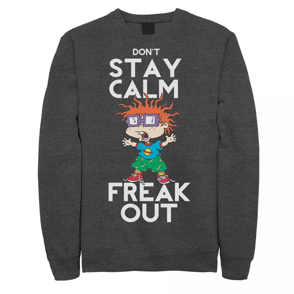 Men's Rugrats Chuckie Freak Out Fleece, Size: 3XL, Blue Product Image