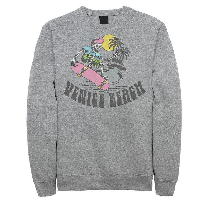 Mens Marvel City Skyline Logo Sweatshirt Athletic Grey Product Image