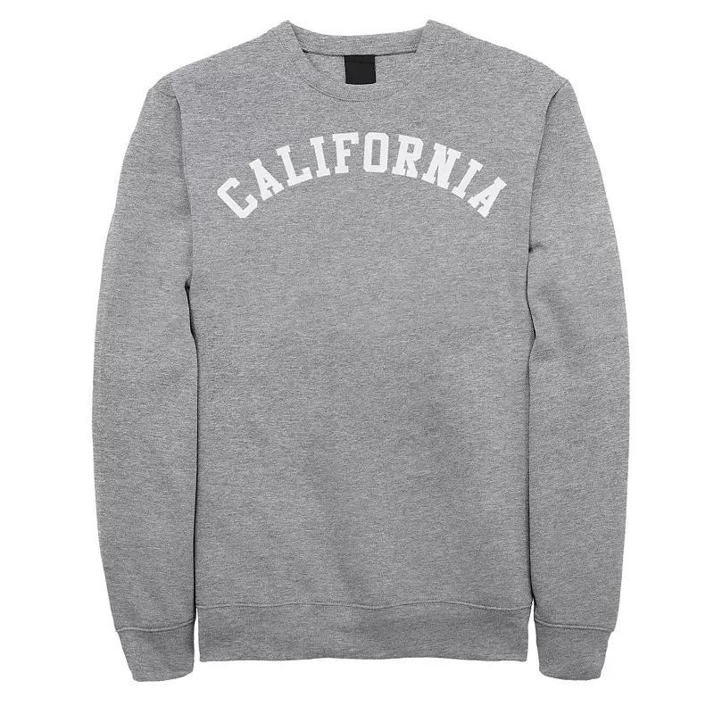 Men's Fifth Sun "Positive Thoughts Positive Life" Sweatshirt, Size: Medium, Athletic Grey Product Image