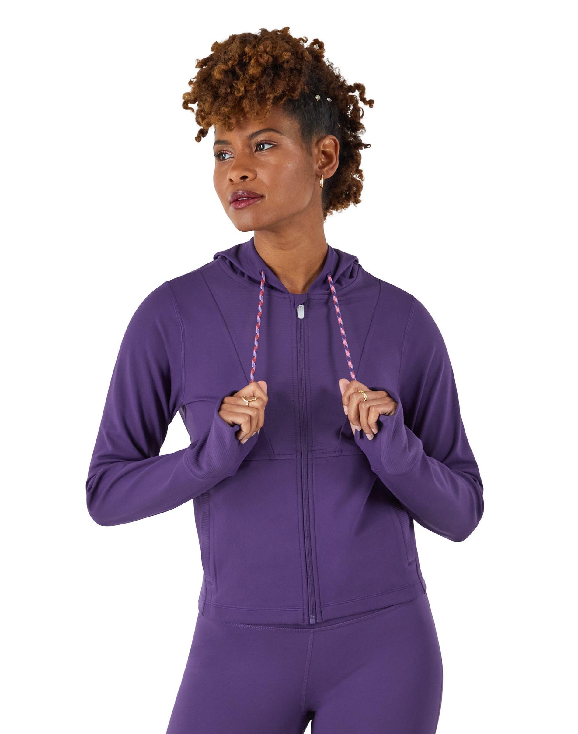 Womens Champion Soft Touch Zip-Up Hoodie Jacket, C Logo Ebony Heather S Product Image