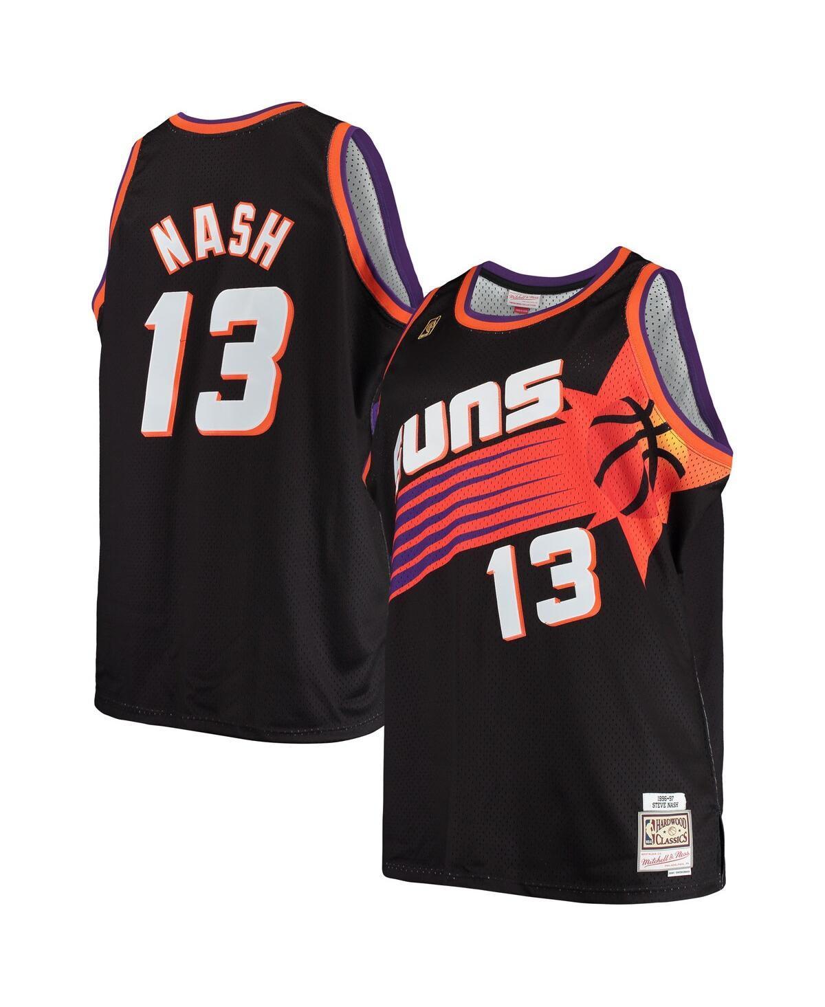 Men's Mitchell & Ness Steve Nash Black Phoenix Suns Big & Tall Hardwood Classics Jersey, Size: 4XLT, Phx Black Product Image