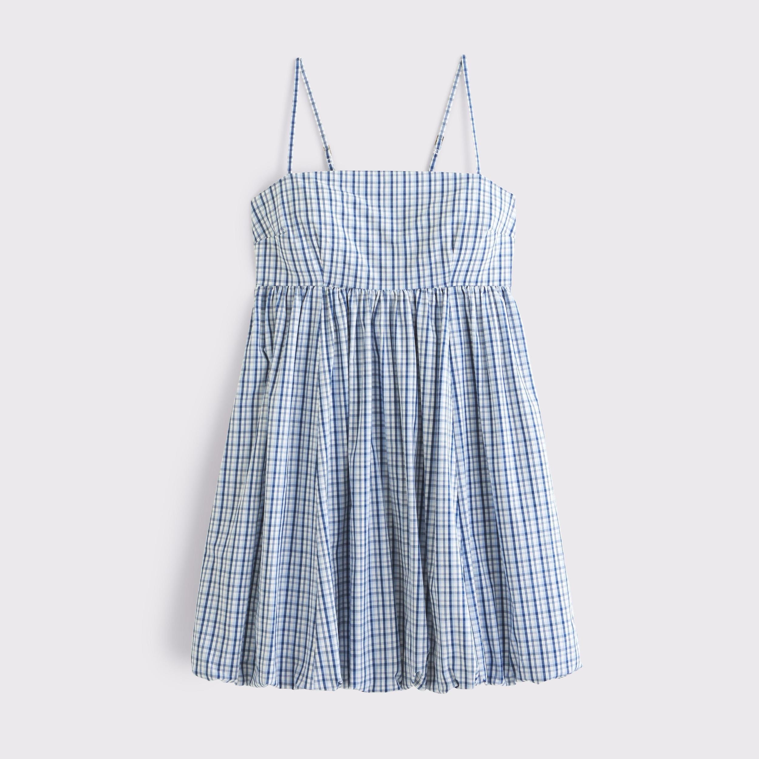 Babydoll Bubble Hem Mini Dress Product Image