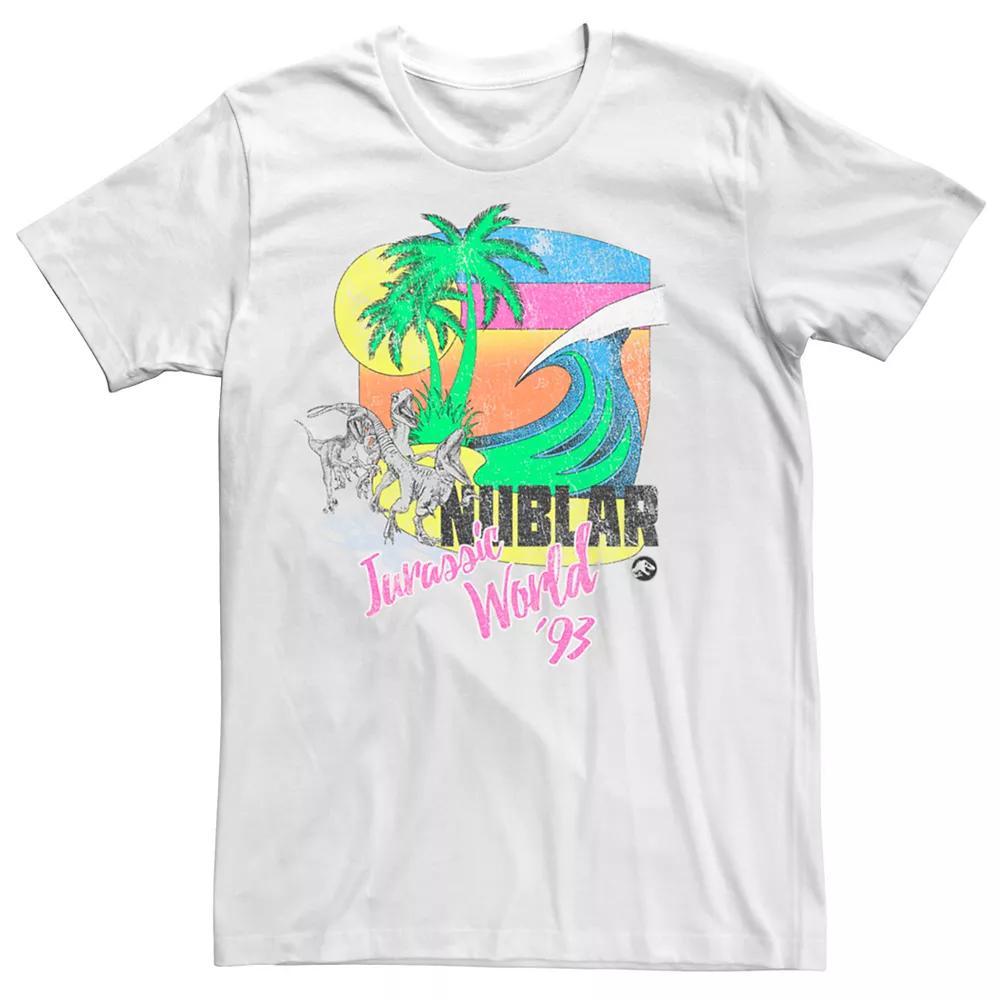 Mens Jurassic World Isla Nublar Raptor Beach Tee Product Image