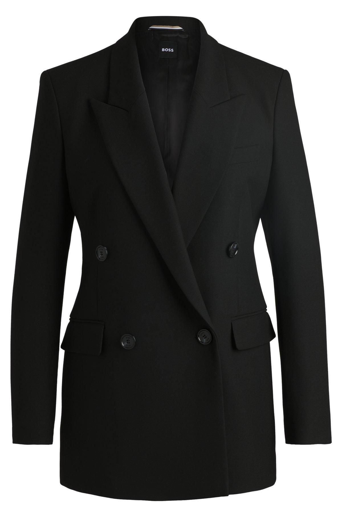 Regular-fit jacket with double-breasted closure Product Image