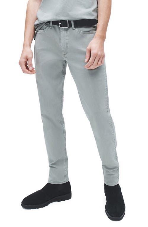 rag & bone Fit 2 Aero Stretch Slim Fit Jeans in Dark Mint Product Image