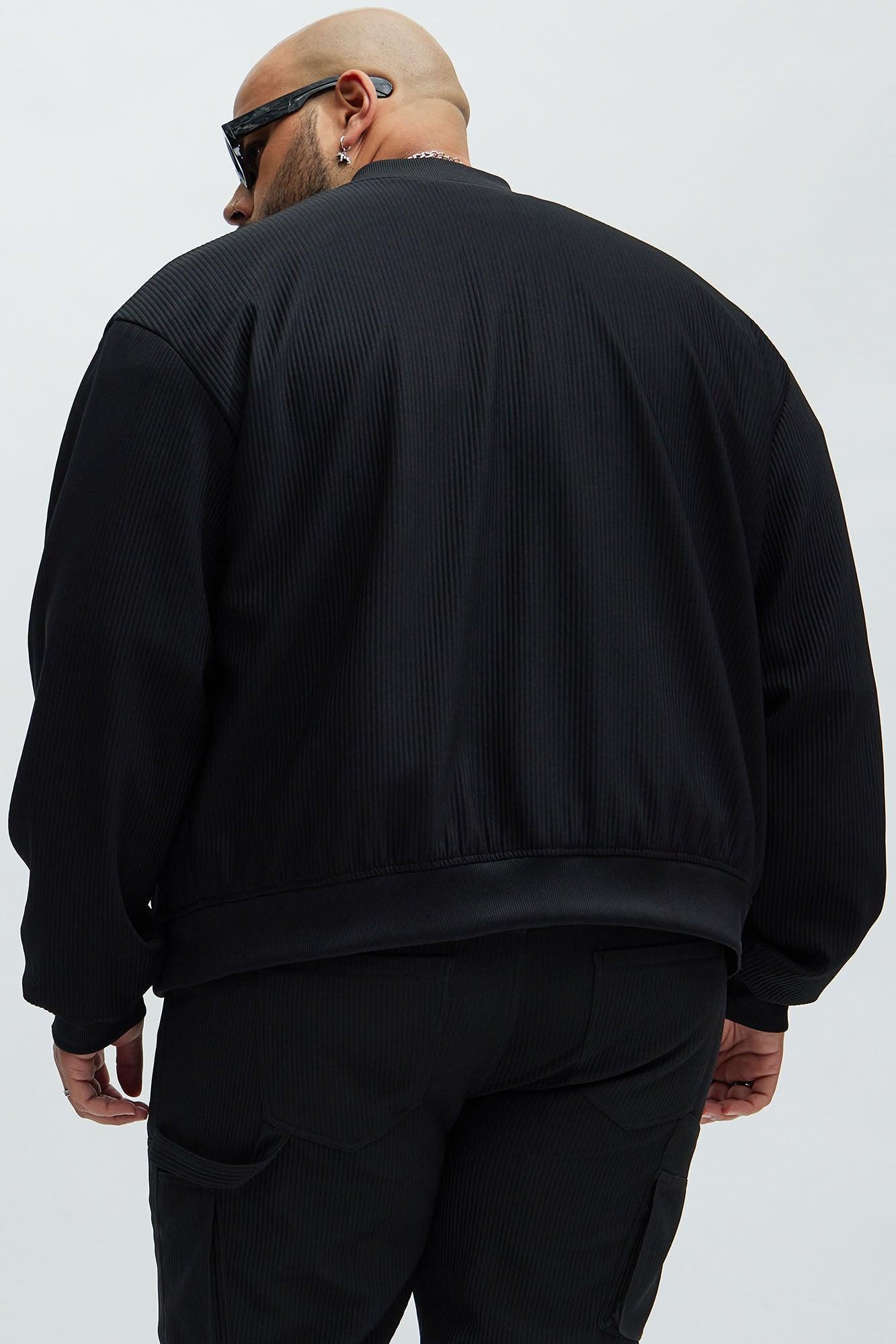 Show Up Bomber Jacket - Black Product Image