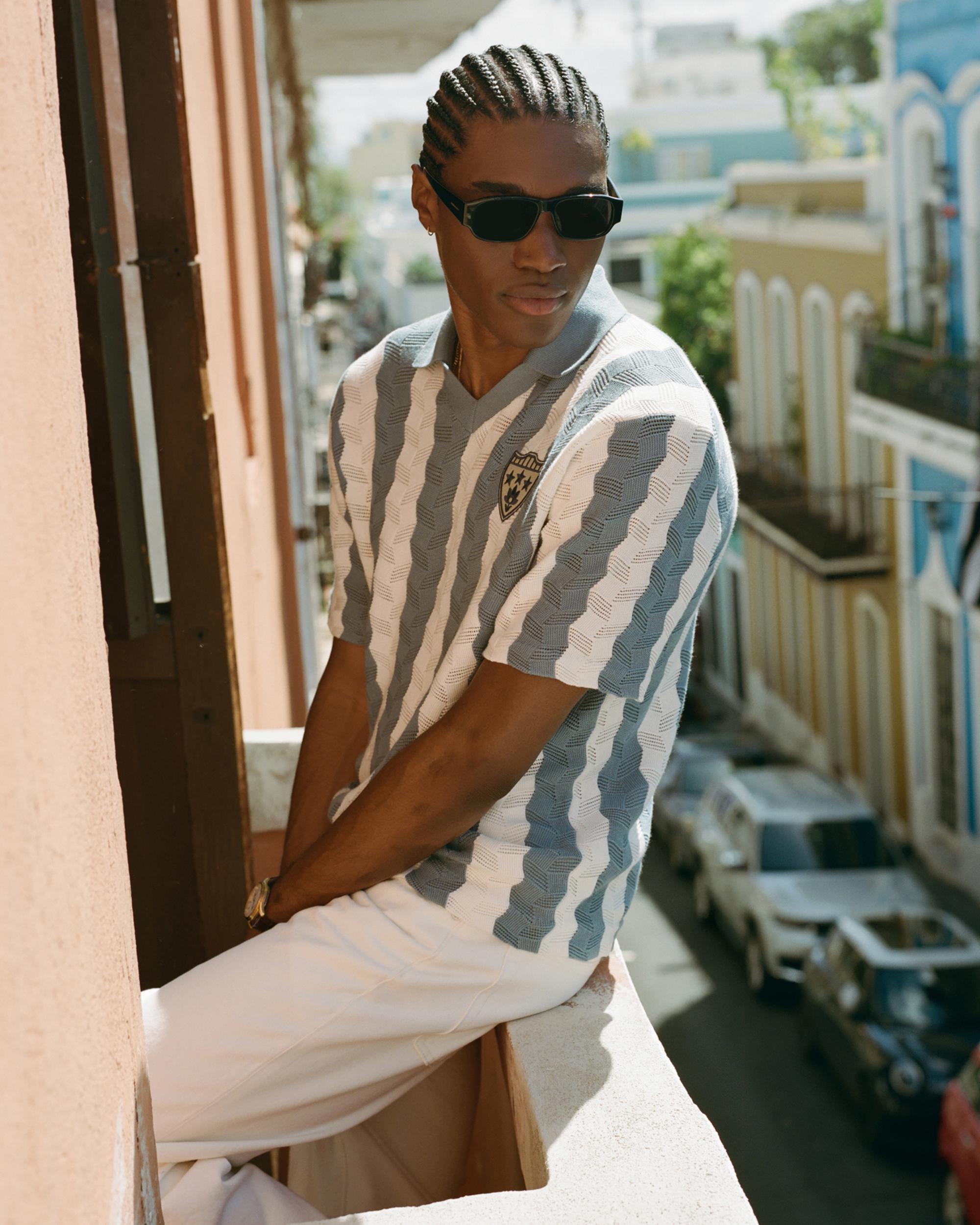 Soccer Jersey-Inspired Sweater Product Image