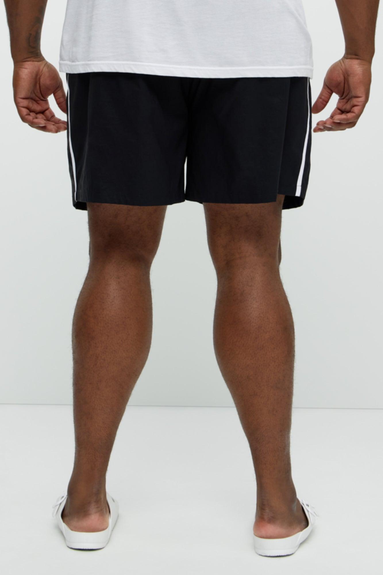 Side Taping Swim Classic Trunk - Black Product Image