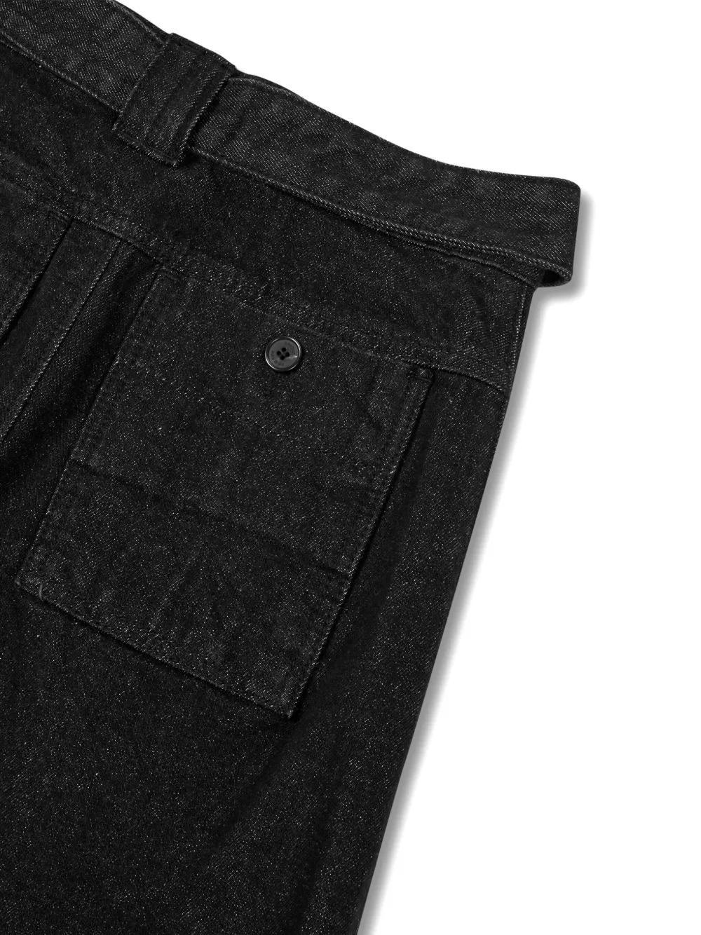pintuck-detail belted skirt  Product Image