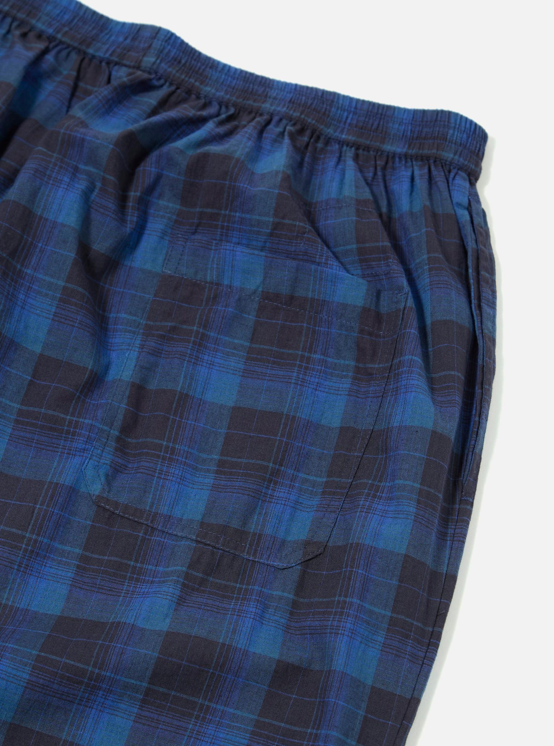 Navy/Blue Check Long Pyjama Set Product Image