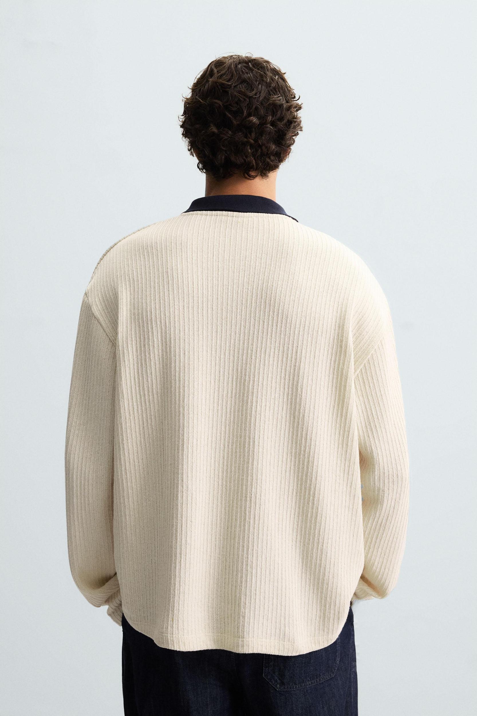 TEXTURED DRAWSTRING SWEATSHIRT Product Image