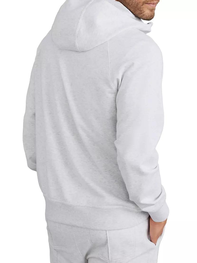 Techno Cotton French Terry Hooded Sweatshirt Product Image