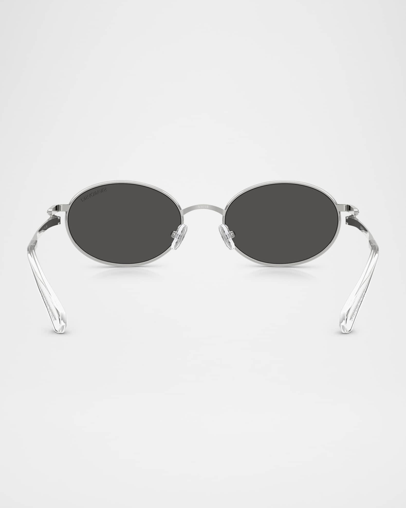 SK7033 Metal Oval Sunglasses Product Image