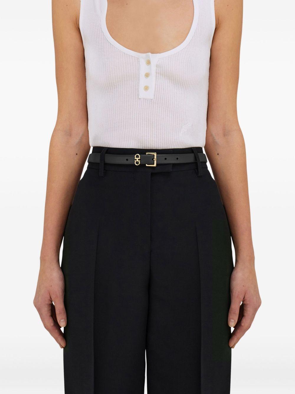 reversible adjustable Gancini belt Product Image