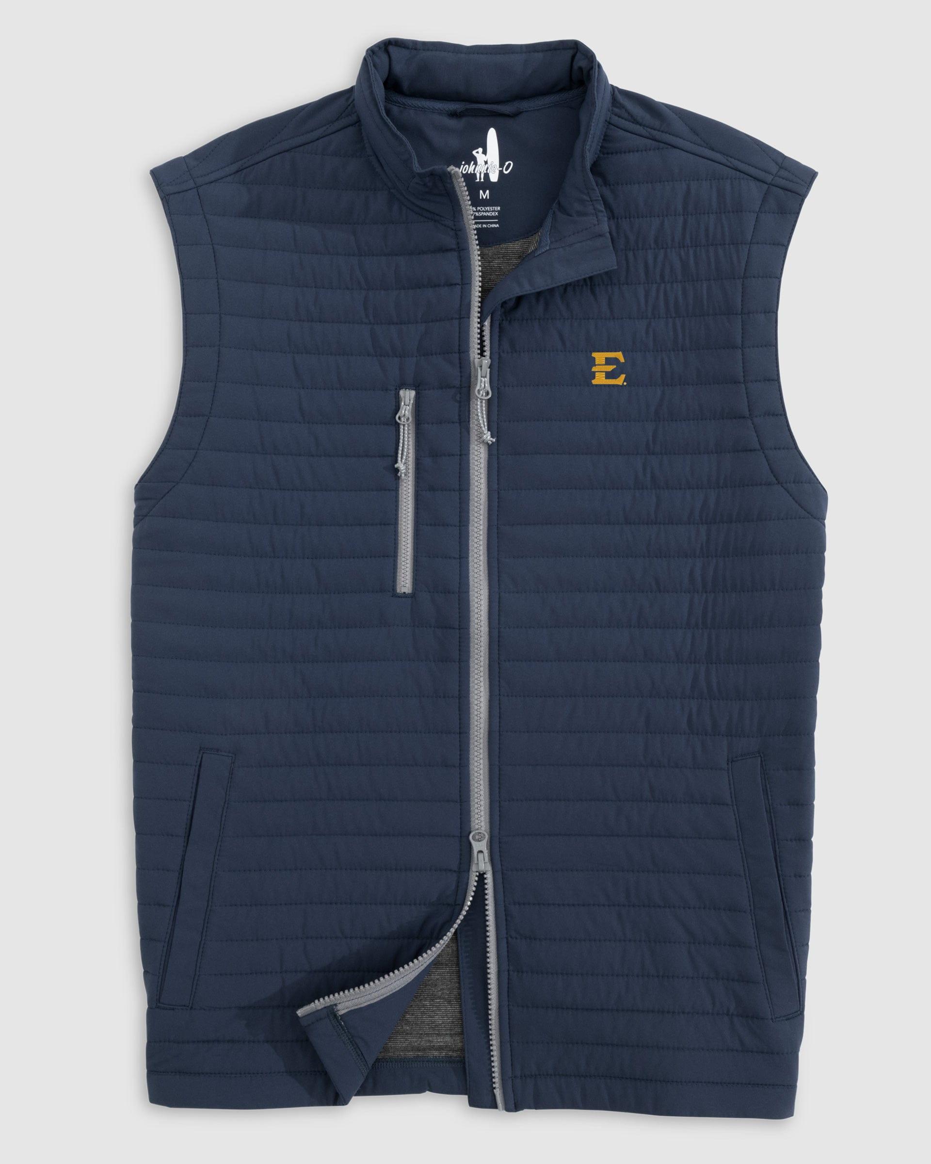 Eastern Tennessee State Crosswind Quilted Performance Vest Male Product Image