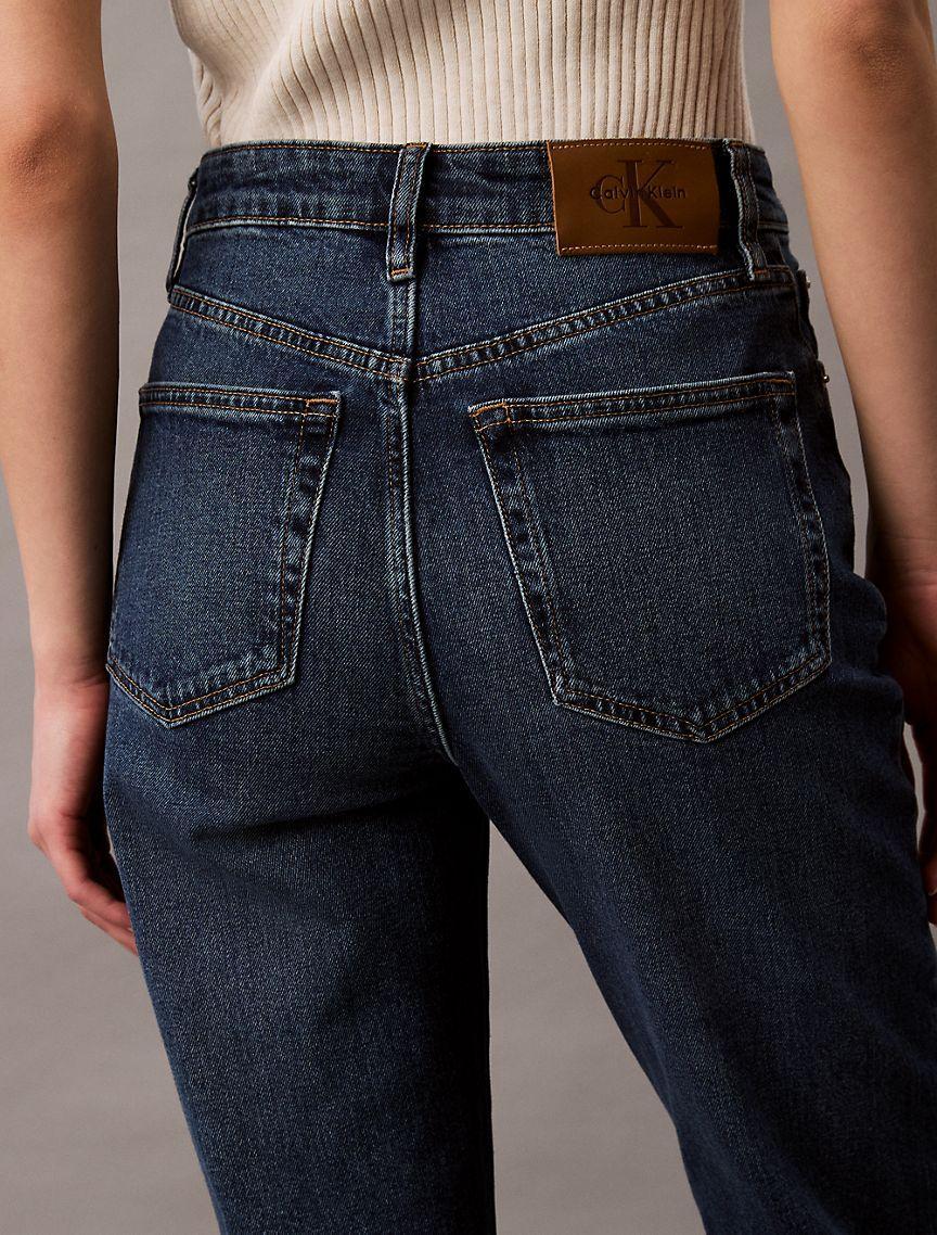High Rise Straight Jeans Product Image