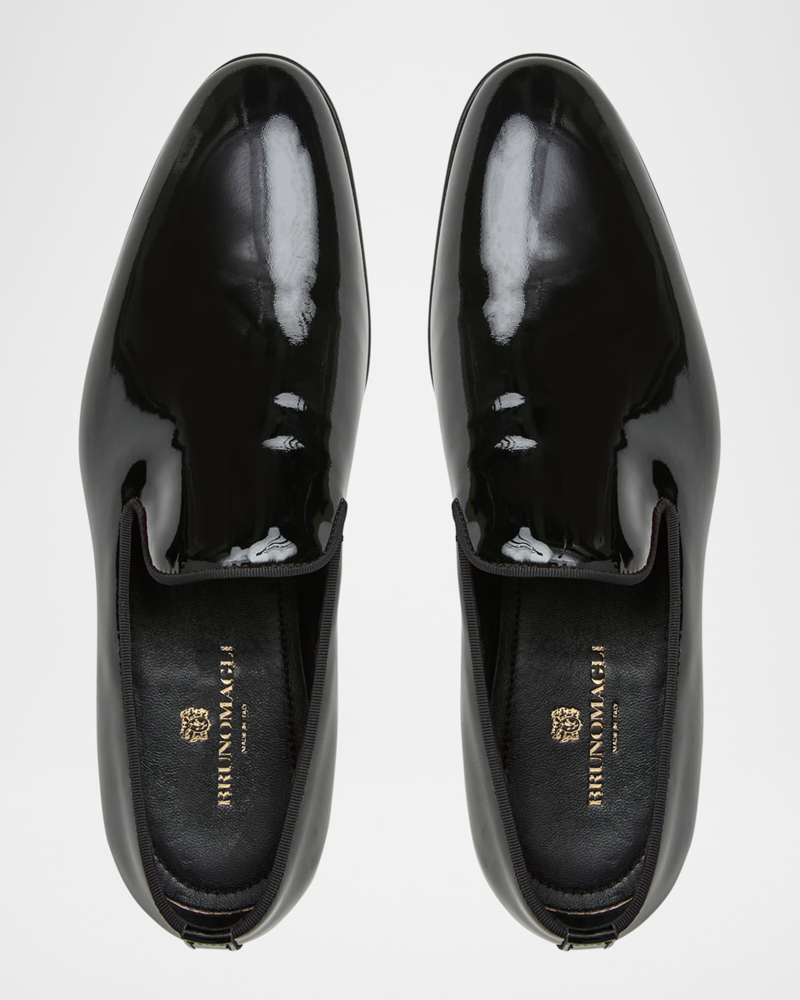 Men's Danilo Patent Leather Smoking Slippers Product Image