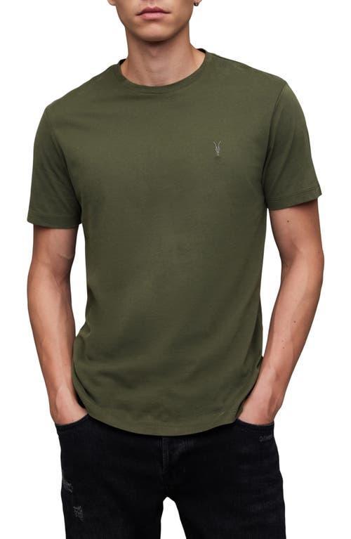AllSaints Brace Short Sleeve Crew (Smokey Grey) Men's Clothing Product Image
