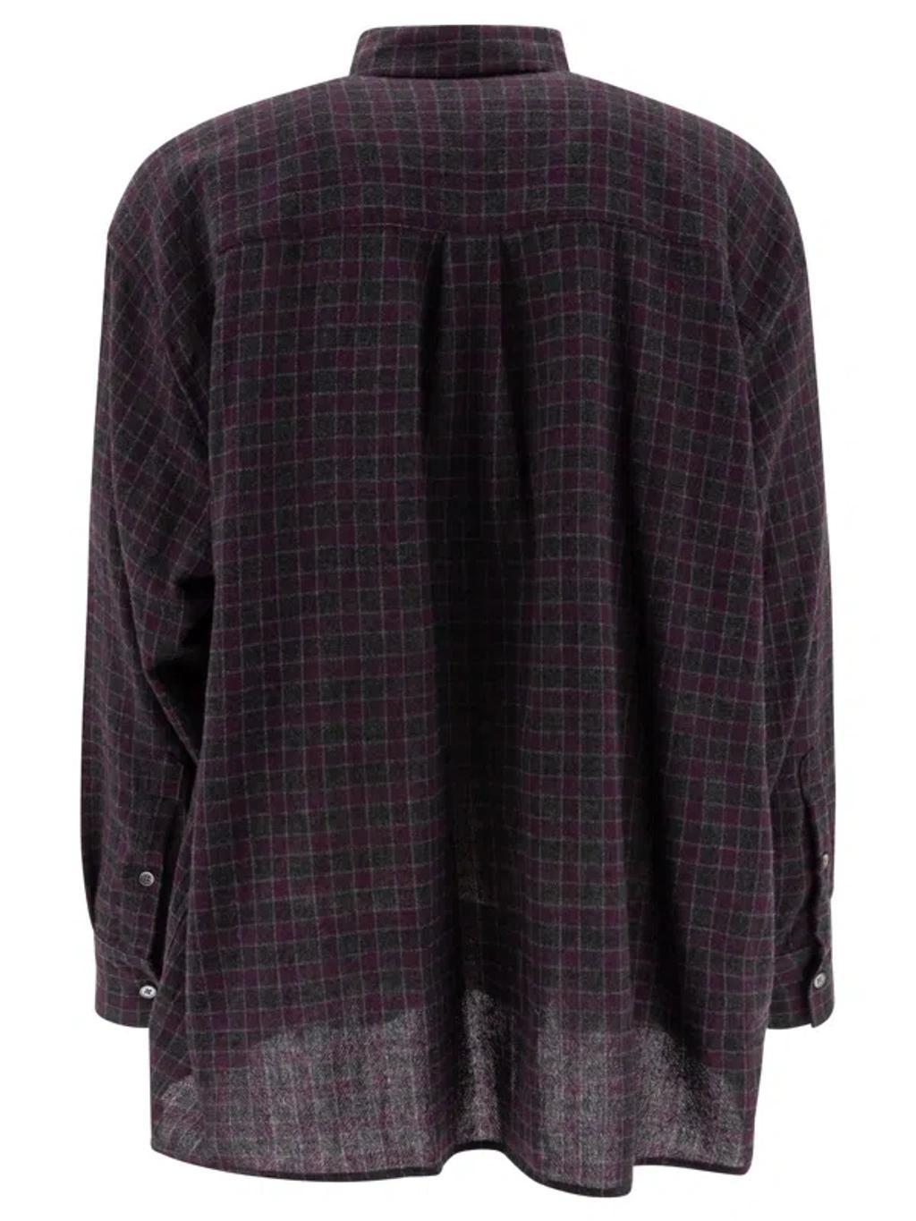 OUR LEGACY Borrowed Bd Shirt In Sophomore Check Rural Wool Product Image