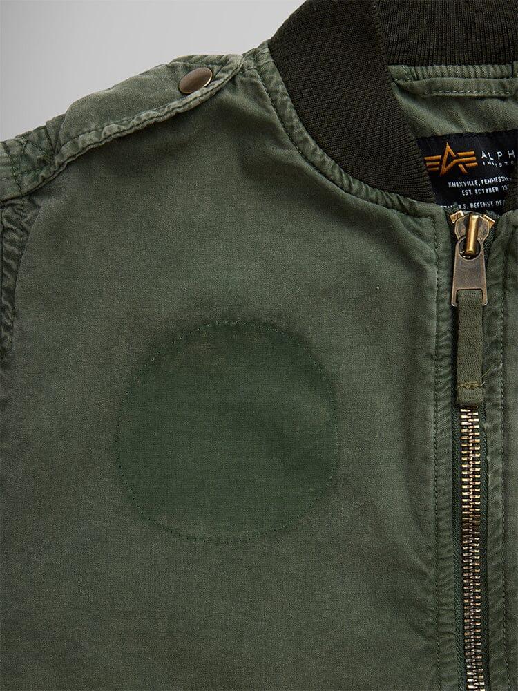 WOMEN'S L-2B RIP AND REPAIR BOMBER JACKET (OG-107 GREEN) - OG-107 GREEN / L Product Image