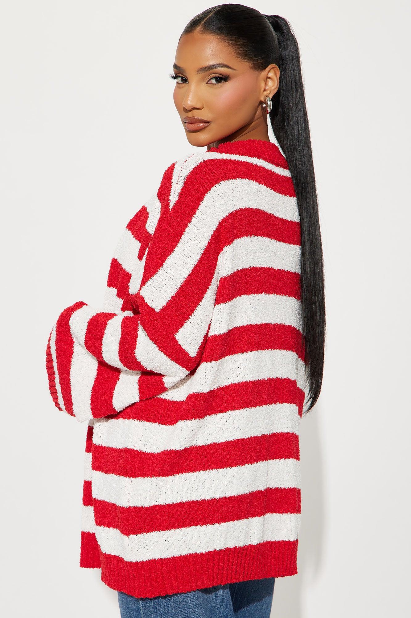 Stars And Stripes Cardigan - Red/combo Product Image