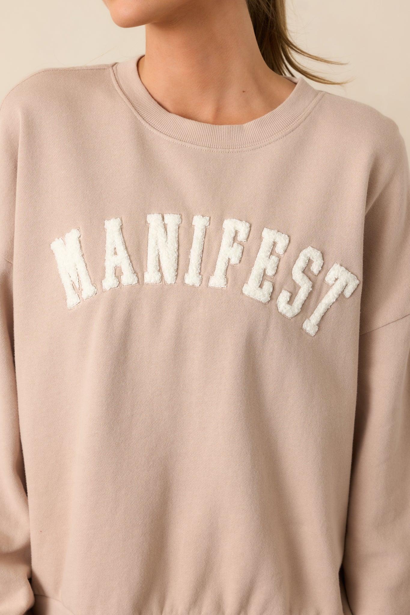 Z Supply Manifest Mushroom Brown Sweatshirt Product Image