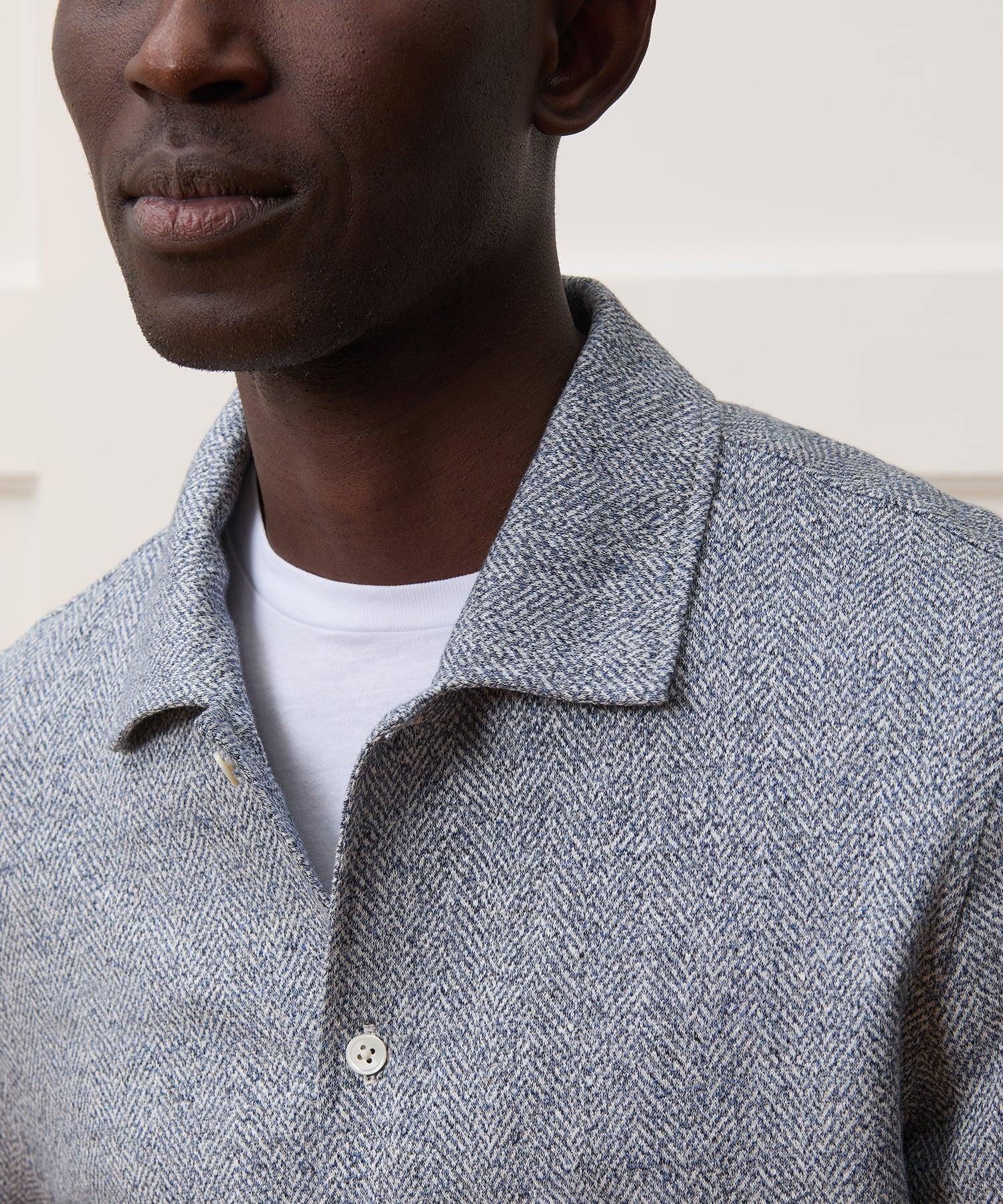 Linen-Cotton Knit Shirt Product Image
