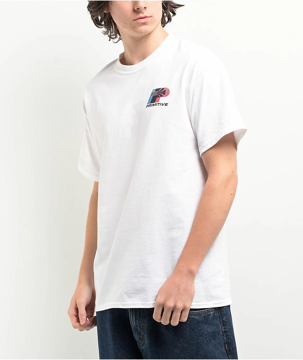 Primitive First Class White T-Shirt Product Image