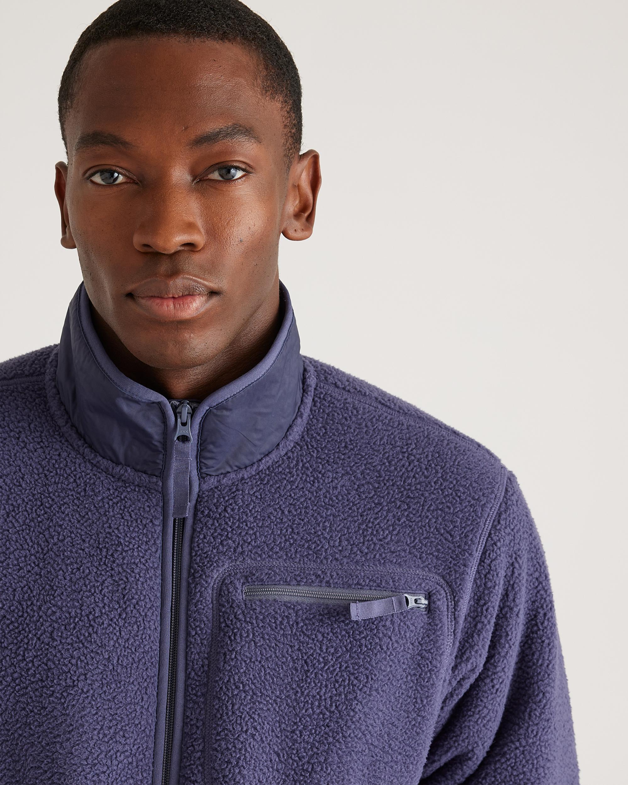Quince | Men's Sherpa Full Zip Jacket Size XL, 100% Polyester Product Image