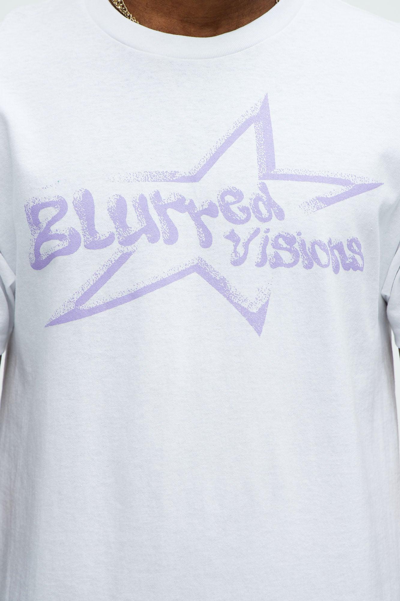 Blurred Visions Short Sleeve Tee - White Product Image